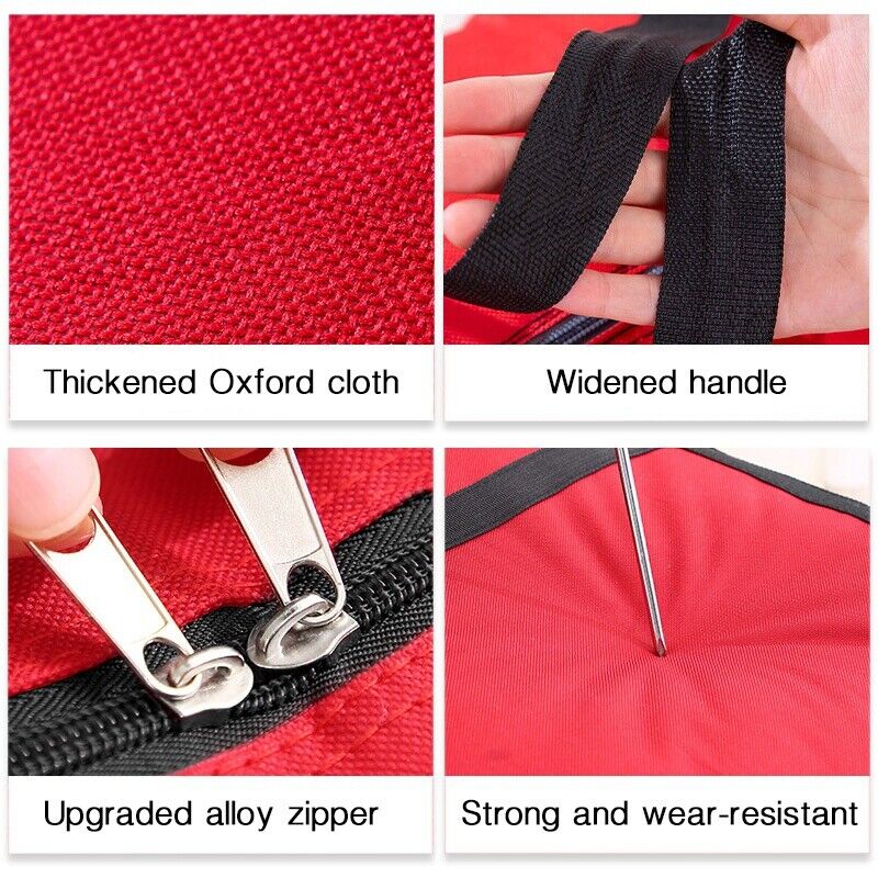 شنطة تخزين جامبو تحمل حتي 180 لتر وتربروف للملابس والبطاطين والوسائد وألعاب الأطفال بسوستة ويد قابلة للطي