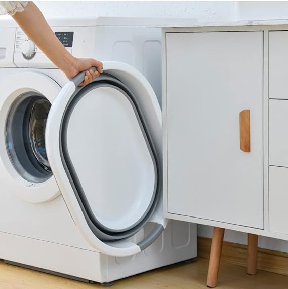 باسكت غسيل سيليكون قابل للطي و مضاده للانزلاق  38 لترو يد لسهوله الحمل