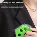 لمامة وبر سيليكون للغسيل وازالة شعر القطط والكلاب قابة لاعادة الاستخدام