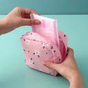 شنطة ميني للفوط الصحية ومستحضرات التجميل بسوستة وسهلة الحمل للخروج