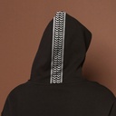 هودي اوفر سايز قطن بكابيشو باللون الاسود  فلسطين للرجال و النساء