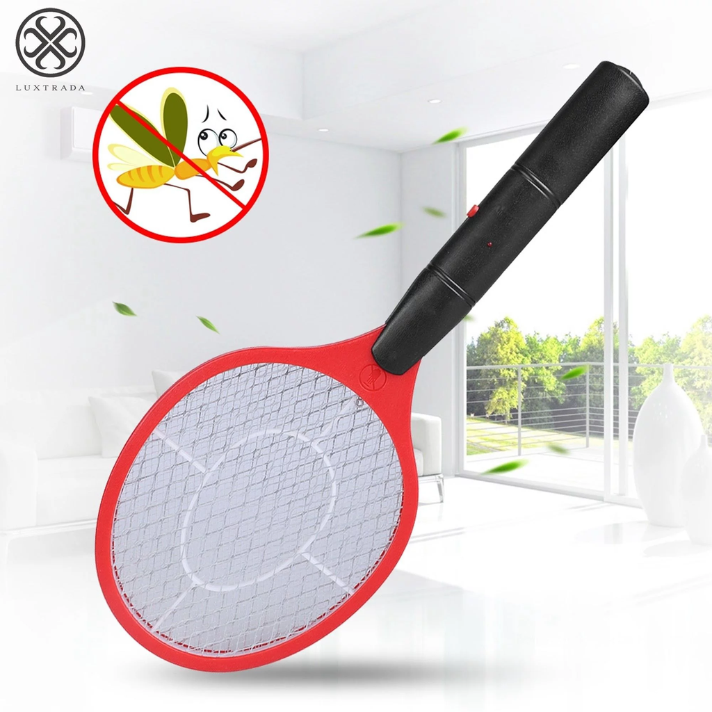 مضرب ناموس صاعق بكشاف ويعمل بالشحن