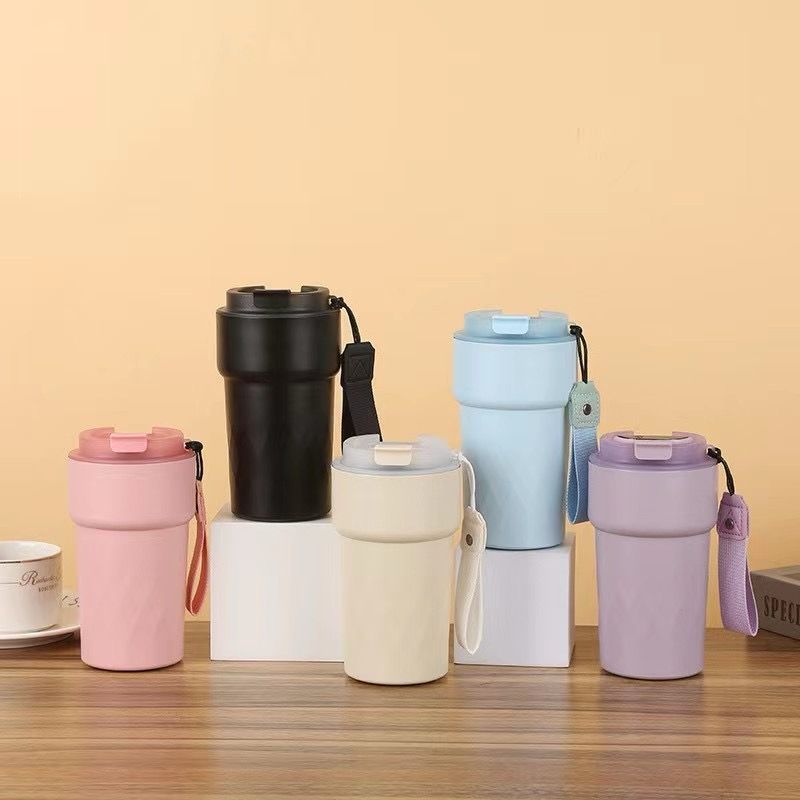 مج حراري ديجيتال استانليس ستيل محكم الغلق 460 مللي للسفر والخروج والعمل