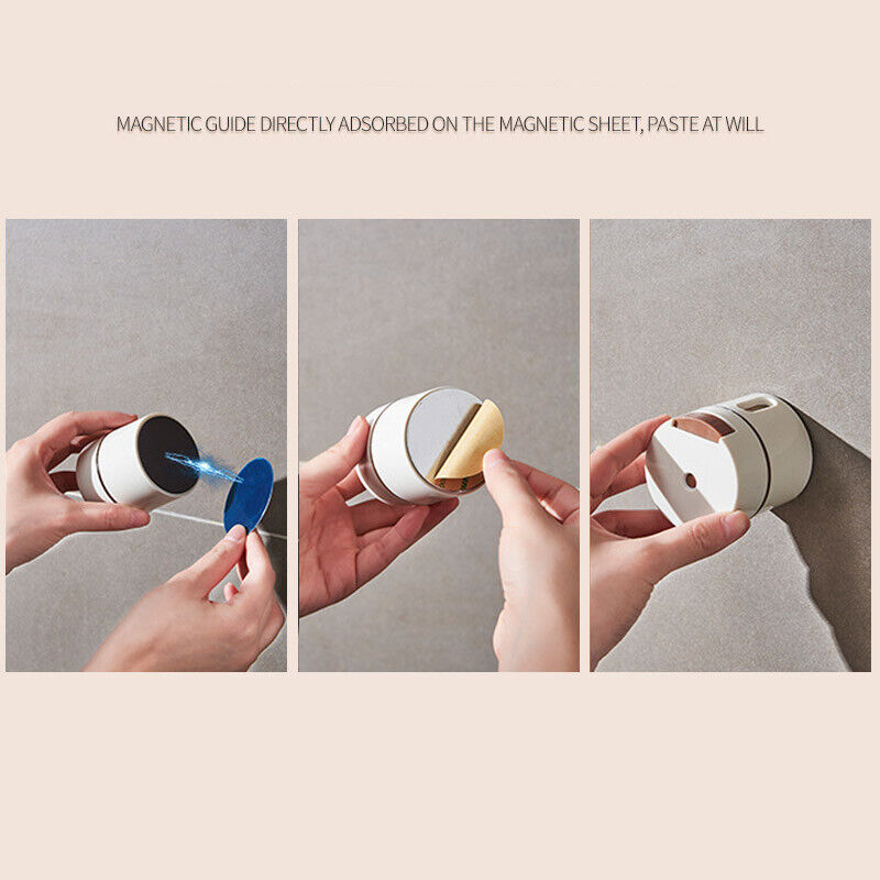 طقم توابل مغناطيسي 6 قطع بلاستيك بحامل وغطاء