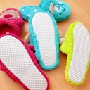 سليبر شلبي سلوفان للأطفال فرو ناعم باللون البيبي بلو لتدفئة الرجل والتغلب علي برد الشتاء بنعل كوتشي مريح