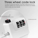 قفل أمان برقم سري لغلق الثلاجة والخزائن والدواليب والأدراج بلزق دبل فيس قوي