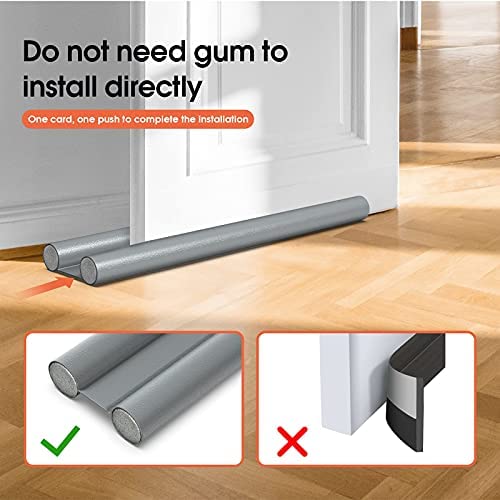 شريط عازل الباب المزدوح اسفنجي لمنع دخول الحشرات والاترابة