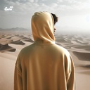 Jack Cactus هودي اوفر سايز قطن باللون البيج