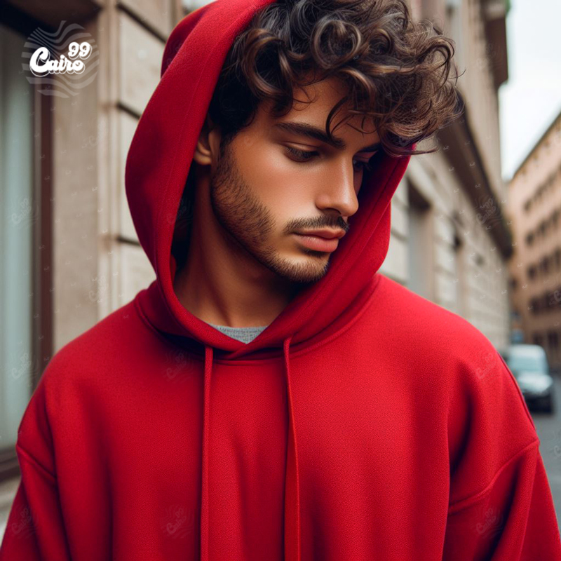 Micky Mouse هودي اوفر سايز قطن باللون الابيض