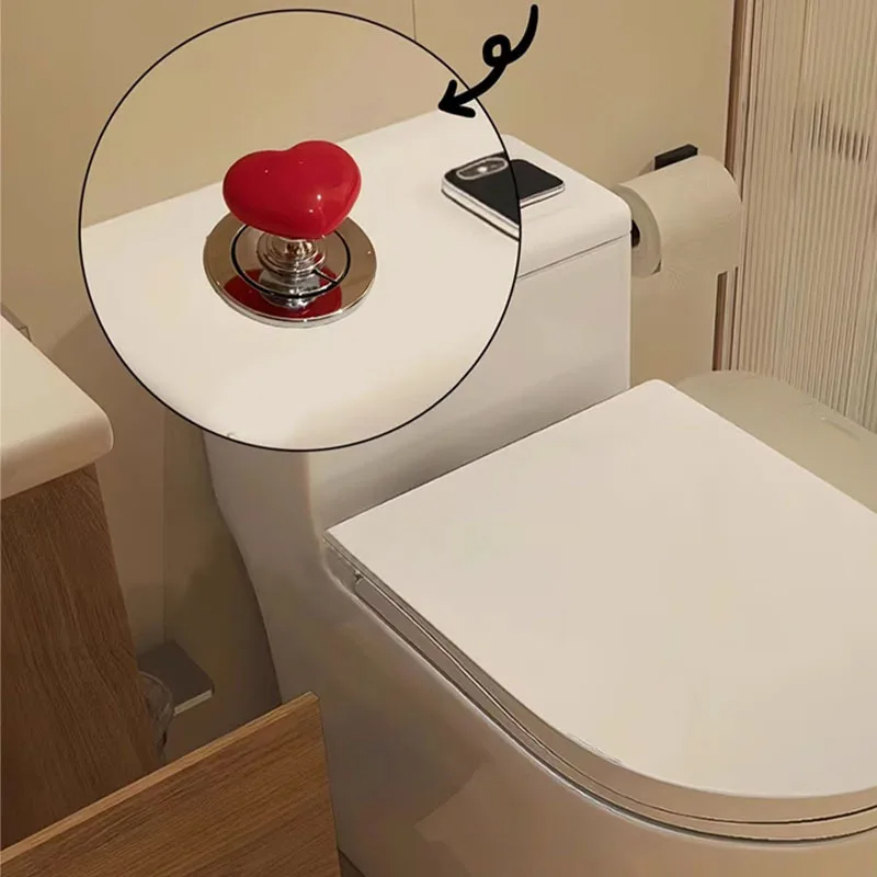 هوك مقبض علي شكل قلب بلزق دابل فيس قوي  للسيفون والادراج والدواليب - الوان متعددة