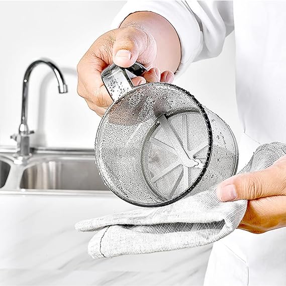 منخل دقيق يدوي 250 ملي بيد  ستانليس ستيل  بمعييار سهل الاستخدام