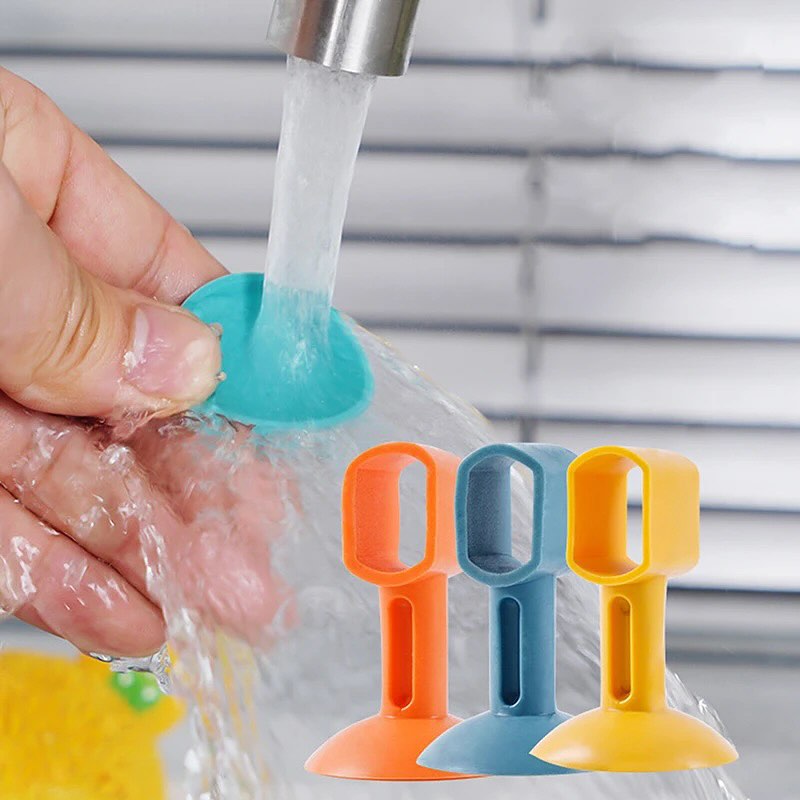 طقم صدادات باب 5 قطع سيليكون تثبت علي اليد لمنع الاحتكاك والاصطدام بالحائط وتقشير الدهان