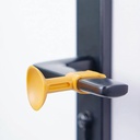 طقم صدادات باب 5 قطع سيليكون تثبت علي اليد لمنع الاحتكاك والاصطدام بالحائط وتقشير الدهان