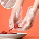 جونتي بلاستيك شفاف 100 قطعة استعمال مرة واحدة للاستخدامات المنزلية المتعدد