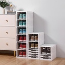 جزامة 6 دور من البلاستيك وغطاء شفاف اكليريك لمنع الاتربة  قابله للطي