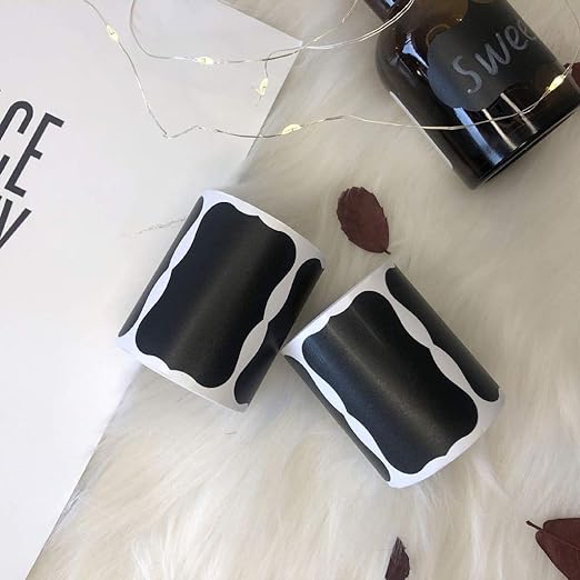 رول استيكر كتابة بقلم لتحديد وتصنيف برطمانات البقوليات والتوابل قابل للقص