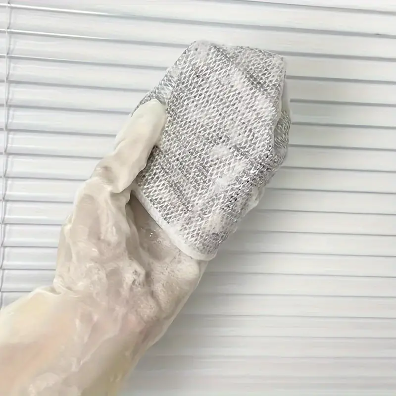 ليفة غسيل وتنظيف الأطباق والأكواب والبوتاجازات بطبقة مزدوجة قابلة لاعادة الاستخدام