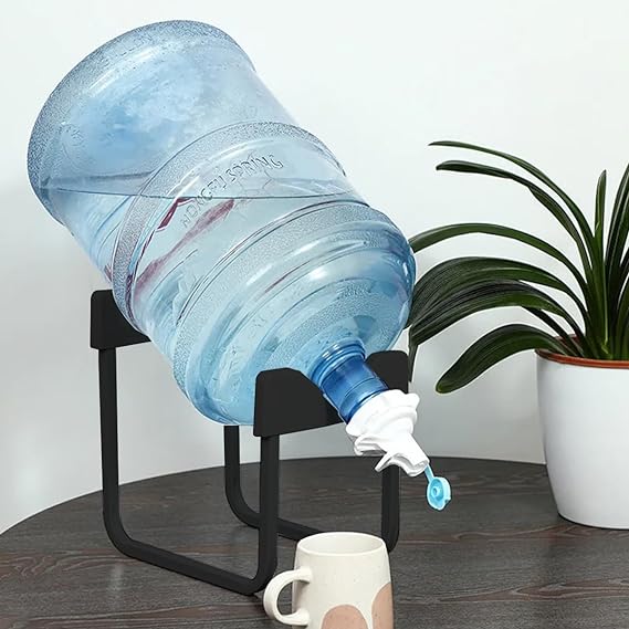 حامل قارورة مزود بحنفية من البلاستيك لسهولة الاستخدام يحمل حتي 19 لتر