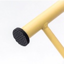 مانع انزلاق الكراسي وخدش الارضيات 4 قطع من الجلد بلصق دابل فيس قوي