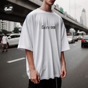 Greek Statue  تيشيرت اوفر سايز قطن باللون الابيض