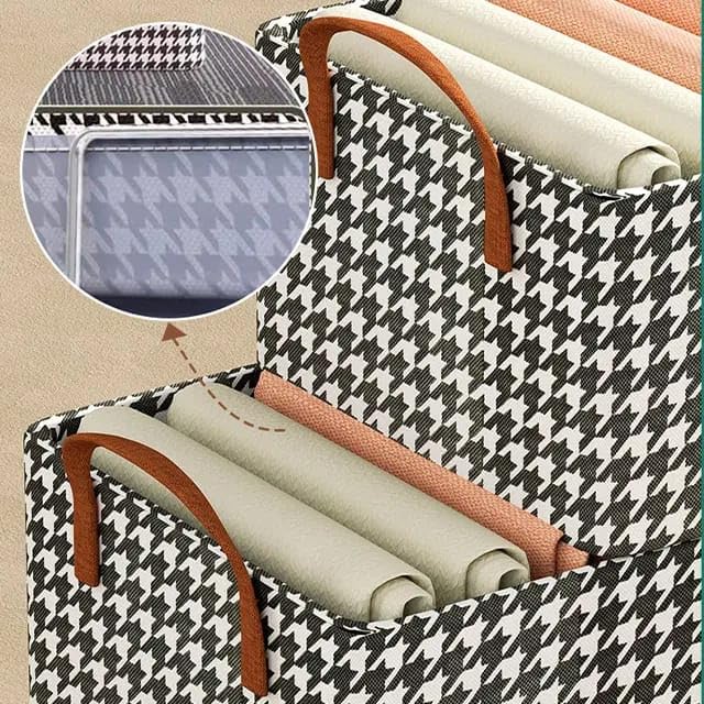 منظم ملابس للدواليب والادراج بيد قابل للطي