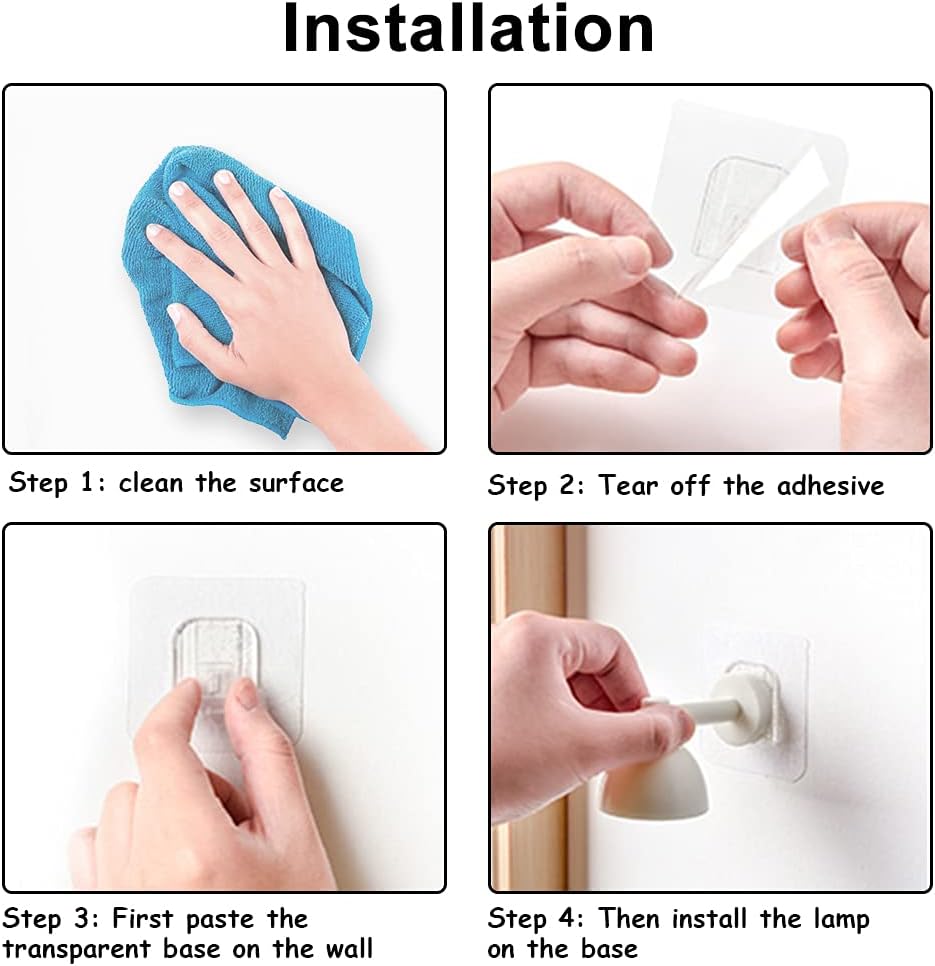 حامل مفاتيح مغناطيسي علي شكل اباجورة مع لصق دبل فيس