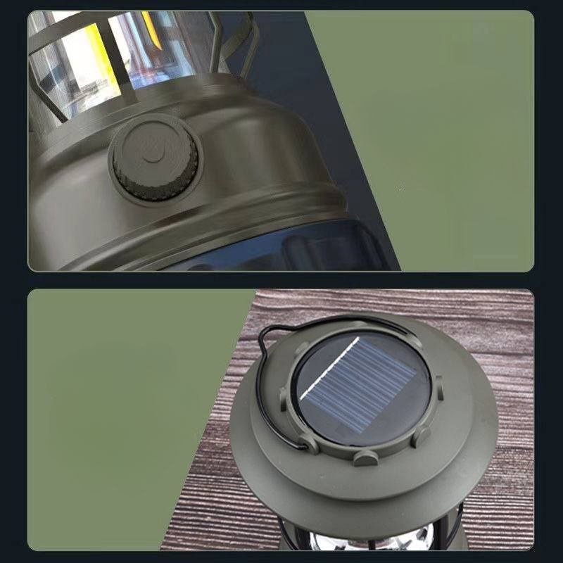 كشاف محمول ب 3 درجات للاضاءة يعمل بالطاقة الشمسية