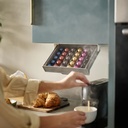 اندر شيلف منظم لكبسولات القهوة 6 خانات