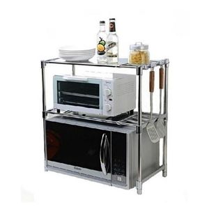 استاند و منظم وحامل رف الميكرويف متعدد الاستخدامات معدن