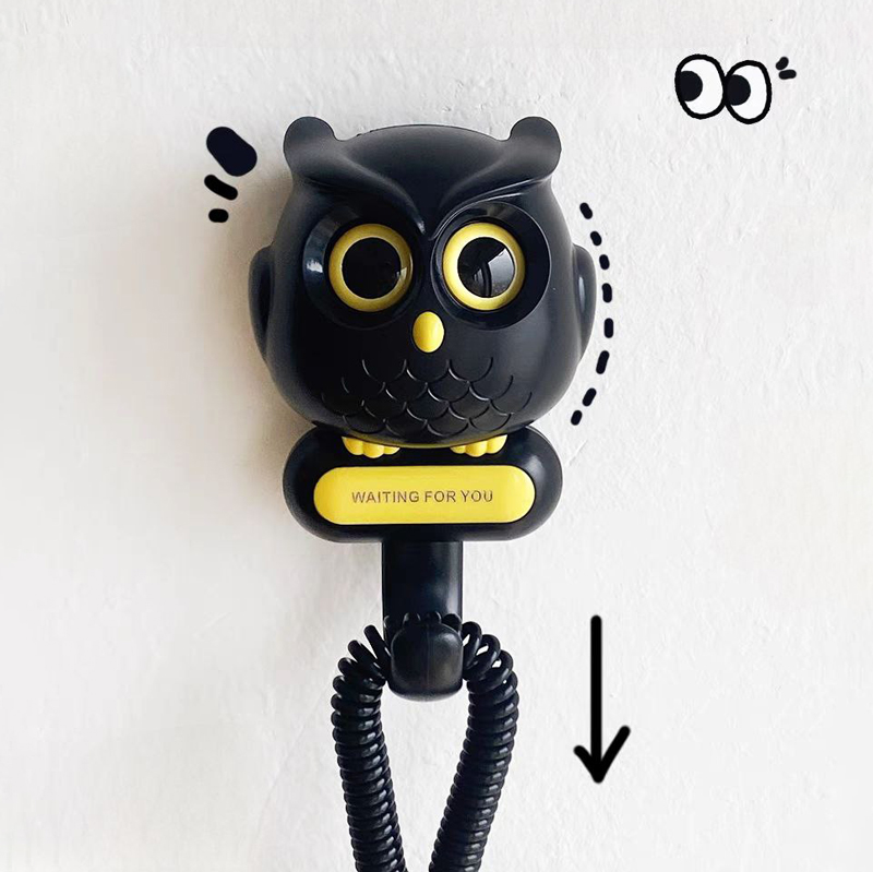 هوك شكل بومة بعيون متحركه لتعليق الملابس والمفاتيح والكابات