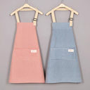 مريلة مطبخ من الكتان مقاوم للماء للحفاظ علي الملابس من المياه والزيوت