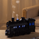 فواحة مضيئة علي شكل قطار بخزان 300 ملي لتعطير المنزل بريموت للتحكم