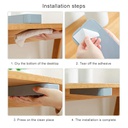 الدرج السحري الخفي للتعليق أسفل المكاتب والترابيزات والأرفف