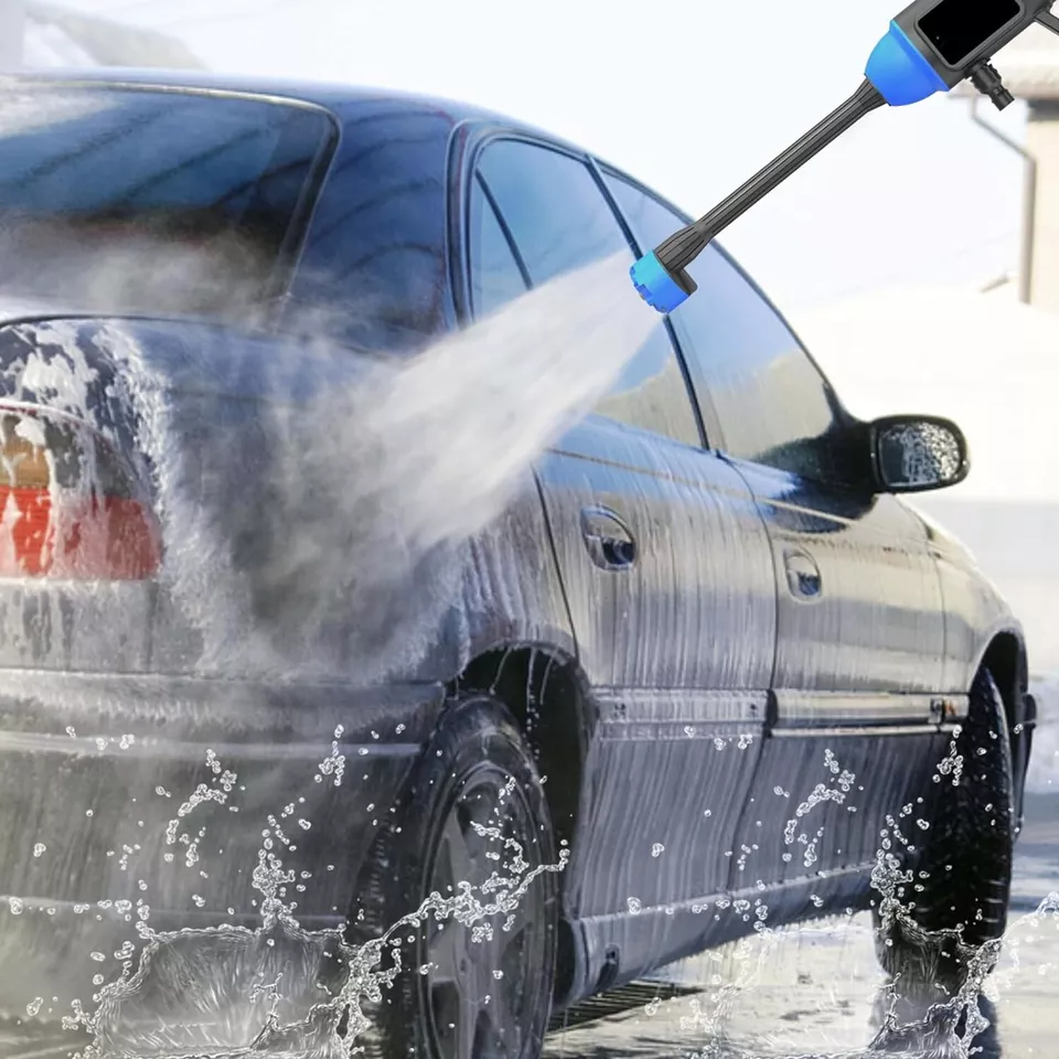 مضخة محمولة لغسيل السيارات تعمل بالضغط بقوة 6680 فولت