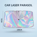 شماسة سيارة ليزر عاكسة للشمس من الاشعة الفوق البنفسجية قابل للطي