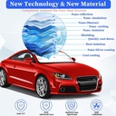 شماسة سيارة لحماية زجاج السيارة الامامي من اشعة الشمس قابل للطي