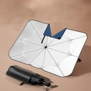 شماسة سيارة لحماية زجاج السيارة الامامي من اشعة الشمس قابل للطي