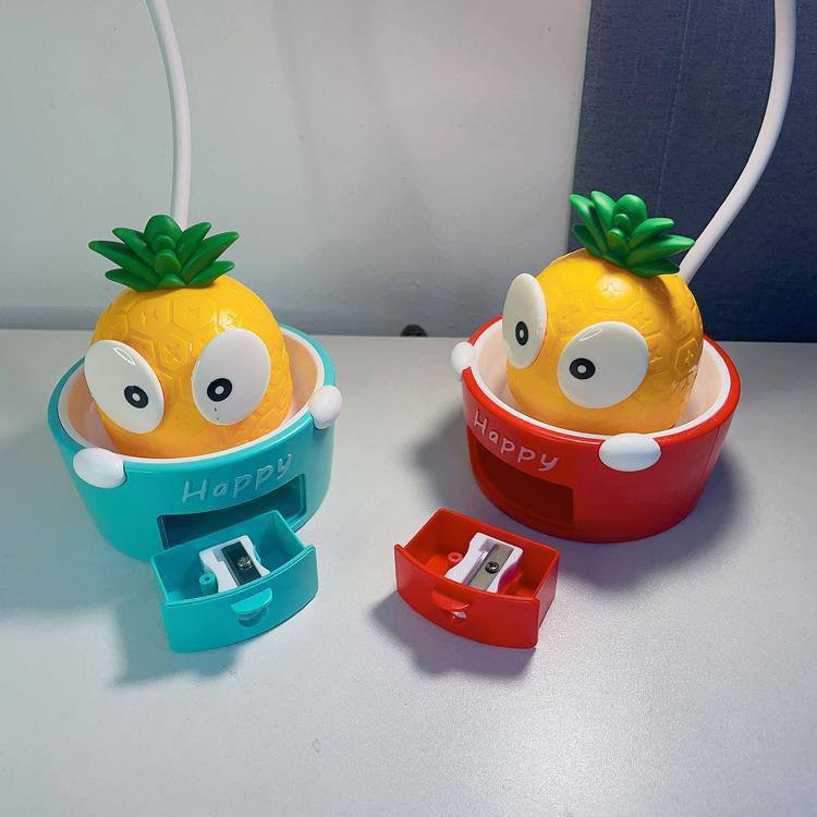 وناسة مكتب علي شكل جزرة بثلاث درجات اضاء قابل لإعادة الشحن بيو اس بي