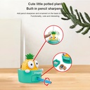 وناسة مكتب علي شكل جزرة بثلاث درجات اضاء قابل لإعادة الشحن بيو اس بي