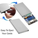 حافظة كروت وبطاقات ائتمان معدن اوتوماتيكية