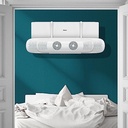 موزع هواء تكييف قابل للتعديل والتمديد مزود بمروحتين لتوزيع الهواء بشكل أفضل