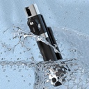 سيلفي ستيك دوار مع ترايبود قابل للتمدد واضاءة للتصوير يعمل بالبلوتوث