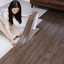 بديل الباركية الاصق مقاس 7.5 * 45 سم لتجديد ديكور المنزل باللون البني الداكن