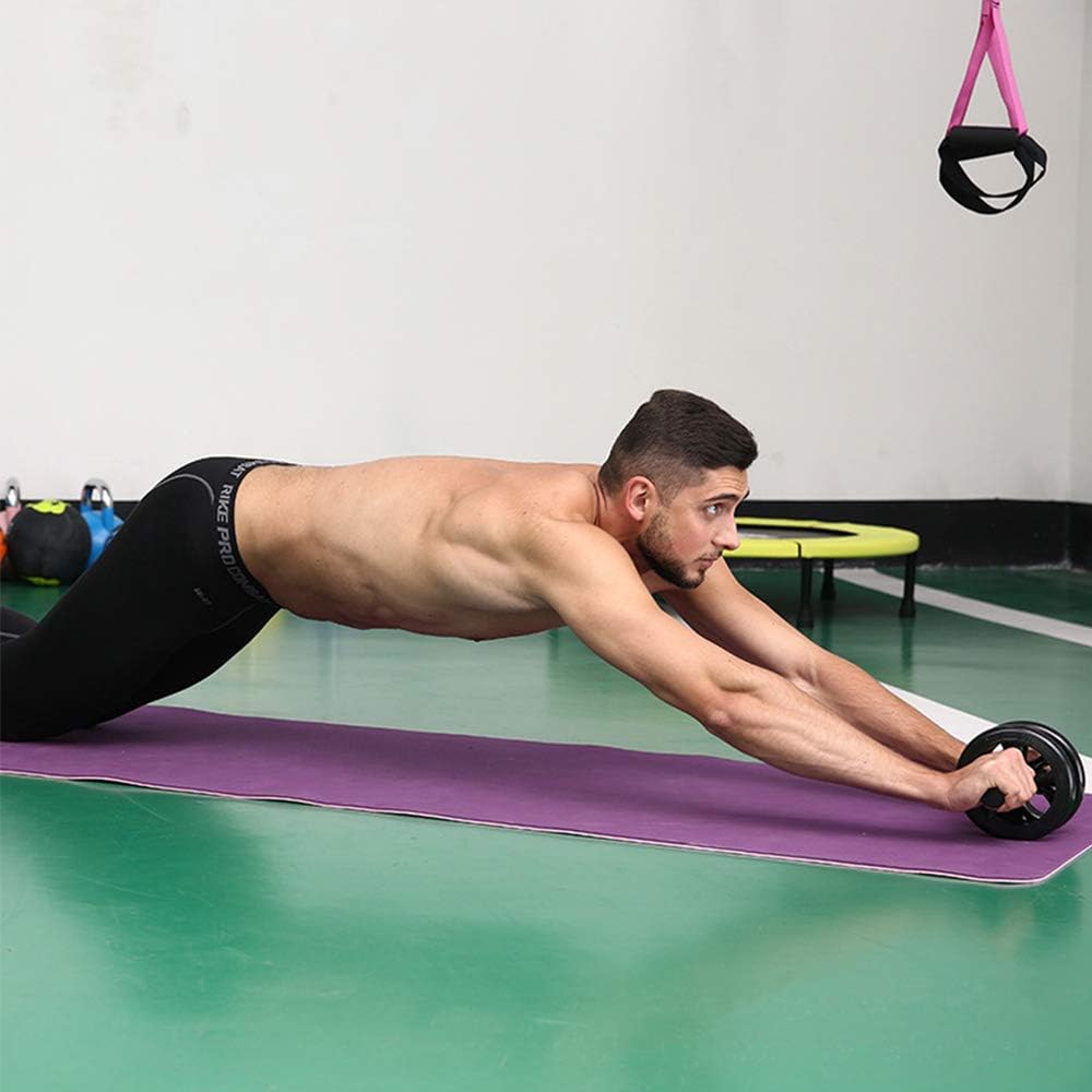 اداة تمرين وشد وتنحيف عضلات البطن مع سجادة لحماية الركبة