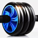 اداة تمرين وشد وتنحيف عضلات البطن مزودة ب 3 عجلات مع سجادة لحماية الركبة