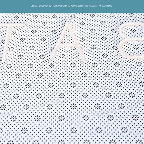 دواسة حمام وبانيو من القطيفة الناعمة محفورة بكلمة مانعة للانزلاق