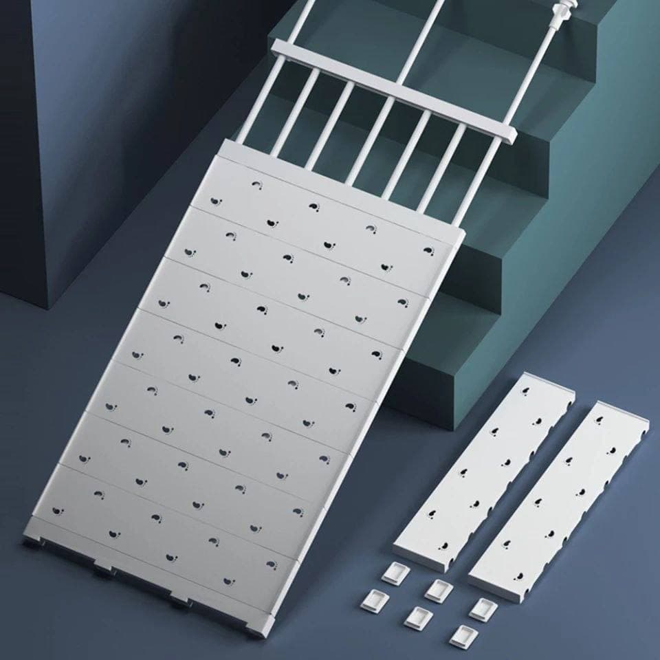 الرف العريض متعدد الإستخدام في مختلف أنحاء المنزل داخل الدولاب والدرف والمطابخ والحمامات