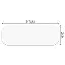 علبة دبل فيس مزدوج شفاف 60 قطعة لتثبيت الاغراض بدون حفر او تخريم