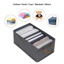 منظم ملابس وتربروف لترتيب الملابس داخل الأدراج والدواليب بيد قابل للطي