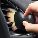 فرشة بشعيرات ناعمة بغطاء لتنظيف تابلوه السيارة وفتحات التكييف الهواء